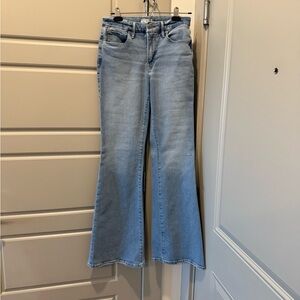 Good American Light Blue Flare Jeans